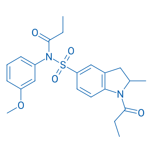 N-(3-Methoxyphenyl)-N-((2-methyl-1-propionylindolin-5-yl)sulfonyl)propionamide 50mg