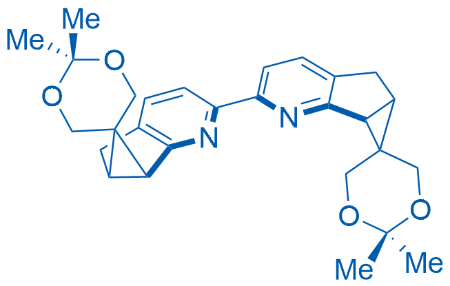 (5aS,6aR)-2-((5aS,6aR)-2',2'-Dimethyl-5a,6a-dihydro-5H-spiro[cyclopropa[4,5]cyclopenta[1,2-b]pyridine-6,5'-[1,3]dioxan]-2-yl)-2',2'-dimethyl-5a,6a-dihydro-5H-spiro[cyclopropa[4,5]cyclopenta[1,2-b]pyridine-6,5'-[1,3]dioxane] 1g