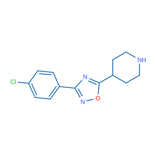 3-(4-chlorophenyl)-5-(piperidin-4-yl)-1,2,4-oxadiazole 10g