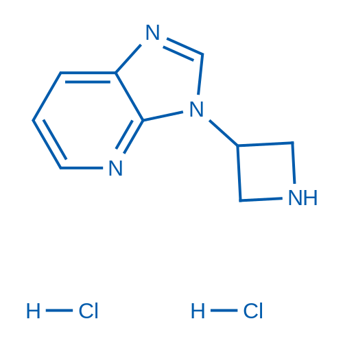 3-(Azetidin-3-yl)-3H-imidazo[4,5-b]pyridine dihydrochloride 50mg
