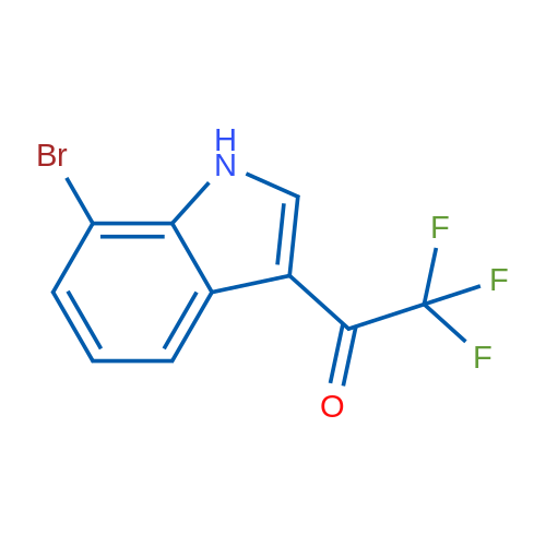 1-(7-Bromo-1H-indol-3-yl)-2,2,2-trifluoroethan-1-one 250mg