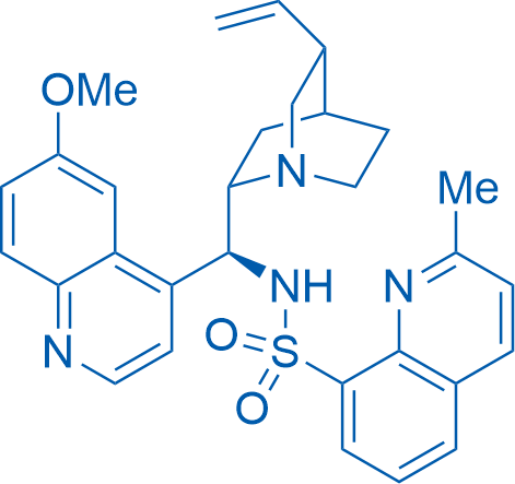 N-((S)-(6-Methoxyquinolin-4-yl)((1S,2S,4S,5S)-5-vinylquinuclidin-2-yl)methyl)-2-methylquinoline-8-sulfonamide 50mg