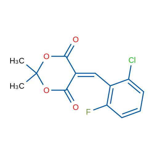 5-[(2-Chloro-6-fluorophenyl)methylidene]-2,2-dimethyl-1,3-dioxane-4,6-dione 1g