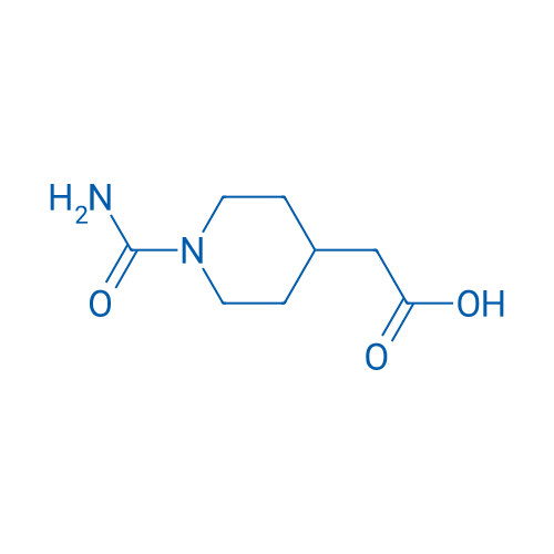2-(1-Carbamoylpiperidin-4-yl)acetic acid 100mg