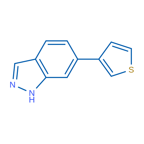 6-(Thiophen-3-yl)-1H-indazole 1g