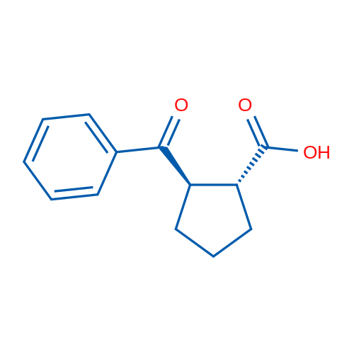 trans-2-Benzoylcyclopentane-1-carboxylic acid 1g