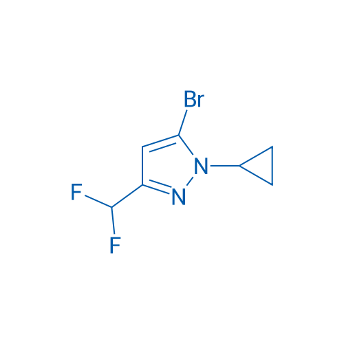 5-Bromo-1-cyclopropyl-3-(difluoromethyl)-1H-pyrazole 1g