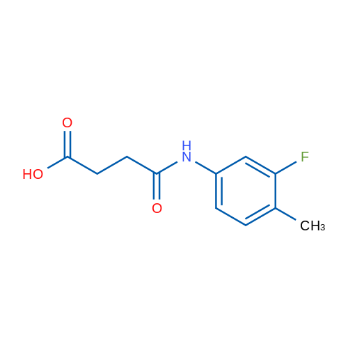 3-[(3-Fluoro-4-methylphenyl)carbamoyl]propanoic acid 1g