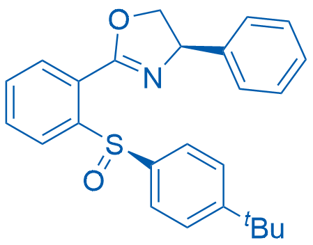 (R)-2-(2-((R)-(4-(tert-Butyl)phenyl)sulfinyl)phenyl)-4-phenyl-4,5-dihydrooxazole 1g