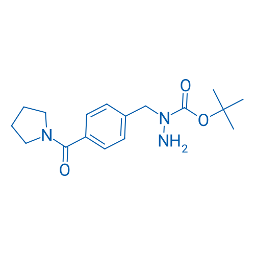 tert-Butyl 1-(4-(pyrrolidine-1-carbonyl)benzyl)hydrazinecarboxylate 1g