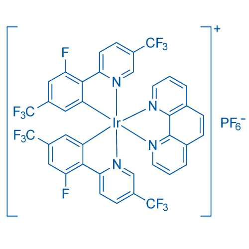 Iridium-(1,10-phenanthroline-κN1,κN10)bis[(3-fluoro-5-trifluoromethyl)-2-(5-trifluoromethyl-2-pyridinyl-κN)phenyl-κC]-hexafluorophosphate 50mg