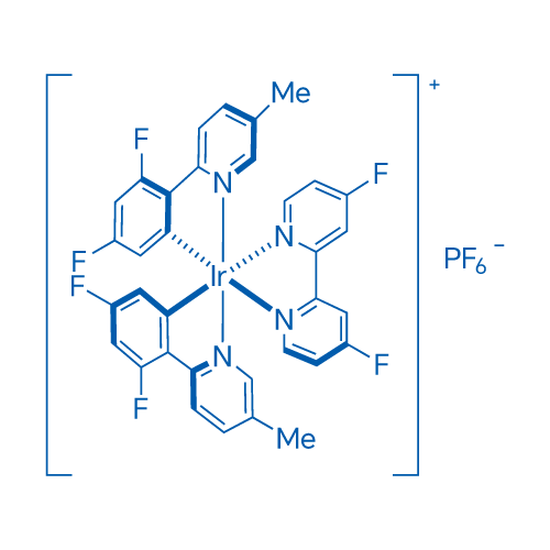 Iridium-(4,4'-difluoro-2,2'-bipyridine-κN1,κN1')bis[3,5-difluoro-2-(5-methyl-2-pyridinyl-κN)phenyl-κC]-hexafluorophosphate 1g