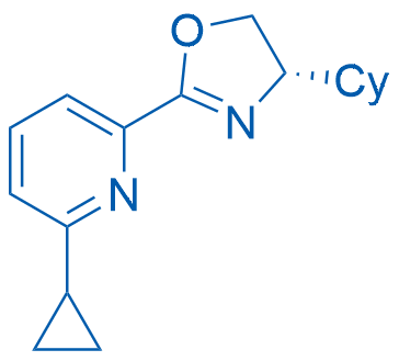 (S)-4-Cyclohexyl-2-(6-cyclopropylpyridin-2-yl)-4,5-dihydrooxazole 100mg