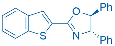 (4S,5S)-2-(Benzo[b]thiophen-2-yl)-4,5-diphenyl-4,5-dihydrooxazole 1g