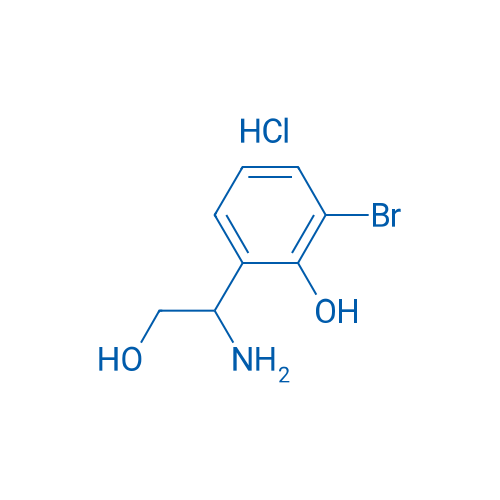 2-(1-Amino-2-hydroxyethyl)-6-bromophenol hydrochloride 250mg