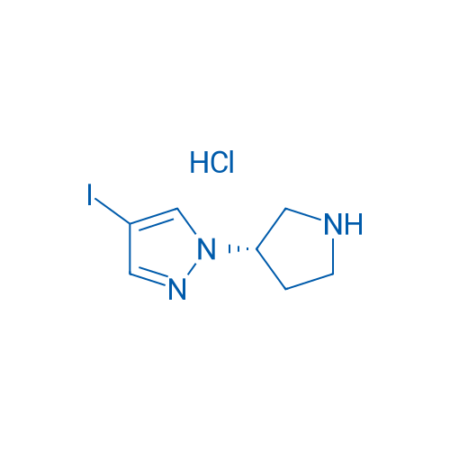 (S)-4-Iodo-1-(pyrrolidin-3-yl)-1H-pyrazole hydrochloride 1g