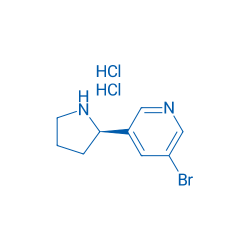 (R)-3-Bromo-5-(pyrrolidin-2-yl)pyridine dihydrochloride 250mg