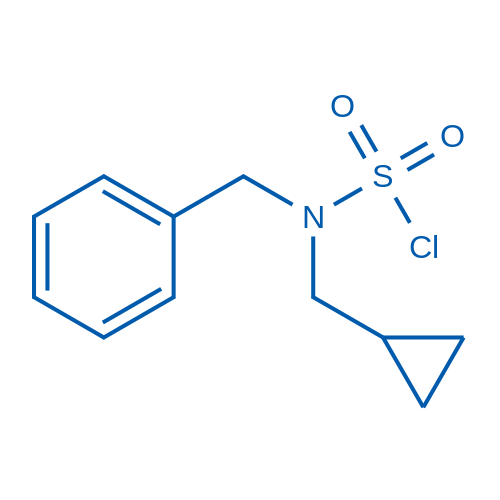 Benzyl(cyclopropylmethyl)sulfamoyl chloride 250mg