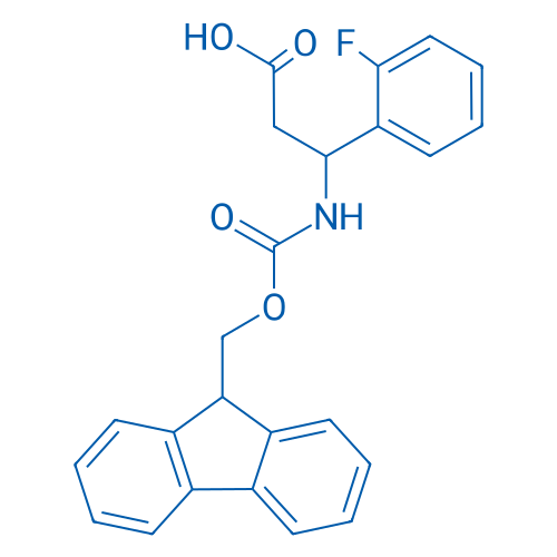 Fmoc-(RS)-3-Amino-3-(2-fluorophenyl)-propionic acid 250mg