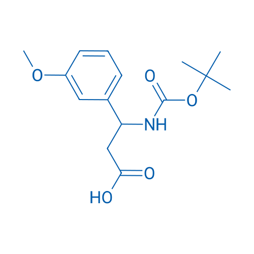 3-((tert-Butoxycarbonyl)amino)-3-(3-methoxyphenyl)propanoic acid 250mg