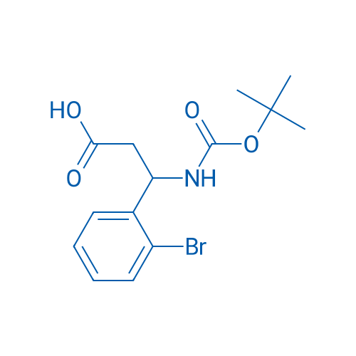 3-(2-Bromophenyl)-3-((tert-butoxycarbonyl)amino)propanoic acid 1g