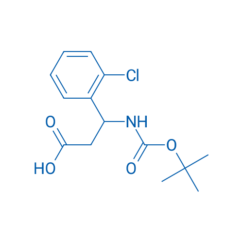 3-((tert-Butoxycarbonyl)amino)-3-(2-chlorophenyl)propanoic acid 1g