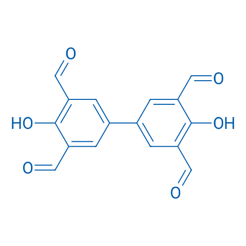 4,4'-Dihydroxy-[1,1'-biphenyl]-3,3',5,5'-tetracarbaldehyde 250mg