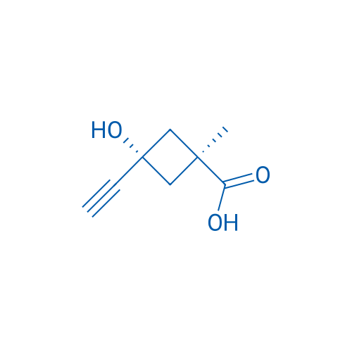 cis-3-Ethynyl-3-hydroxy-1-methylcyclobutane-carboxylic acid 1g