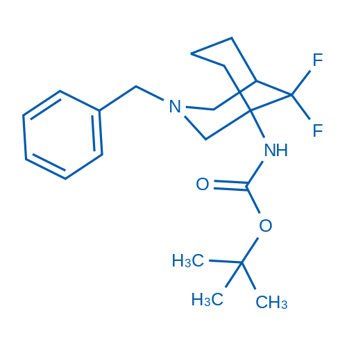 tert-Butyl (3-benzyl-9,9-difluoro-3-azabicyclo[3.3.1]nonan-1-yl)carbamate 50mg