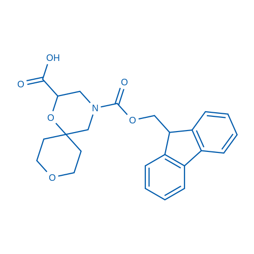 4-(((9H-Fluoren-9-yl)methoxy)carbonyl)-1,9-dioxa-4-azaspiro[5.5]undecane-2-carboxylic acid 100mg