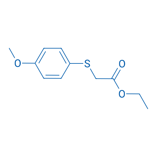 Ethyl 2-(4-methoxyphenyl)sulfanylacetate 250mg