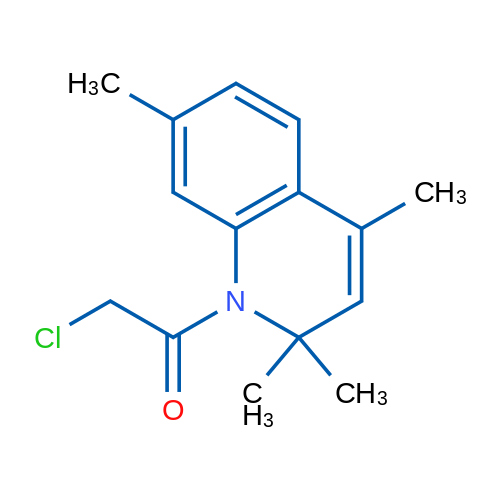 2-Chloro-1-(2,2,4,7-tetramethylquinolin-1(2H)-yl)ethanone 1g
