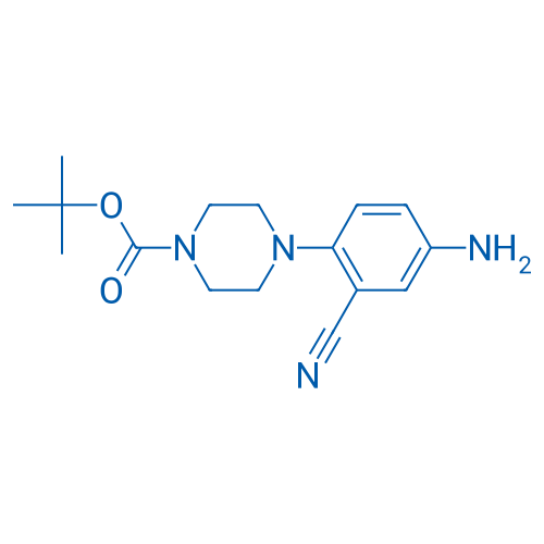 tert-Butyl 4-(4-amino-2-cyanophenyl)piperazine-1-carboxylate 5g