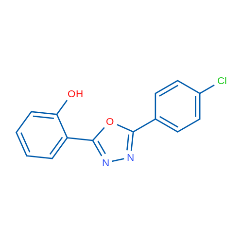 2-[5-(4-Chlorophenyl)-1,3,4-oxadiazol-2-yl]phenol 1g