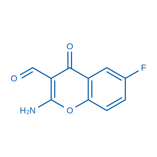 2-Amino-6-fluoro-4-oxo-4H-chromene-3-carbaldehyde 10mg