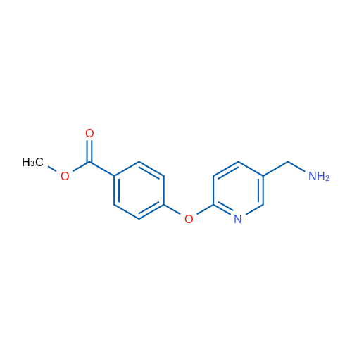 Methyl 4-((5-(aminomethyl)pyridin-2-yl)oxy)benzoate 1g
