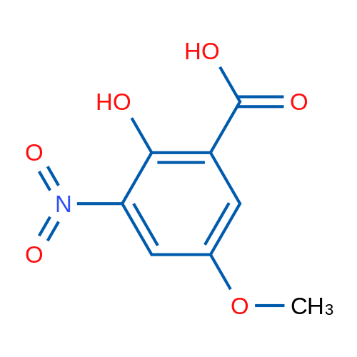 2-Hydroxy-5-methoxy-3-nitrobenzoic acid 250mg