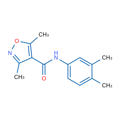 N-(3,4-Dimethylphenyl)-3,5-dimethyl-1,2-oxazole-4-carboxamide 1g