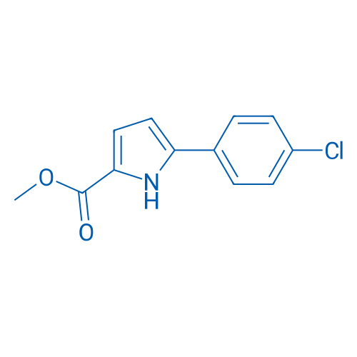 Methyl 5-(4-chlorophenyl)-1H-pyrrole-2-carboxylate 1g
