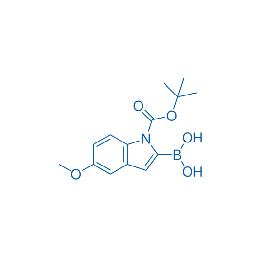 (1-(tert-Butoxycarbonyl)-5-methoxy-1H-indol-2-yl)boronic acid 1g