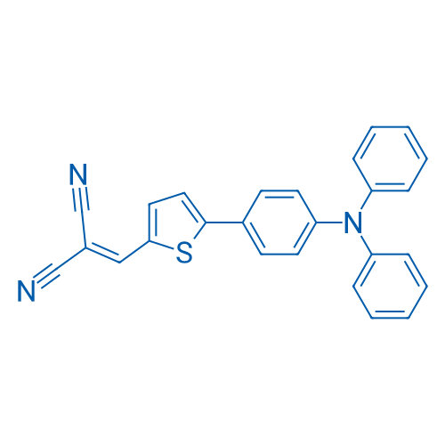 2-((5-(4-(Diphenylamino)phenyl)thiophen-2-yl)methylene)malononitrile 1g