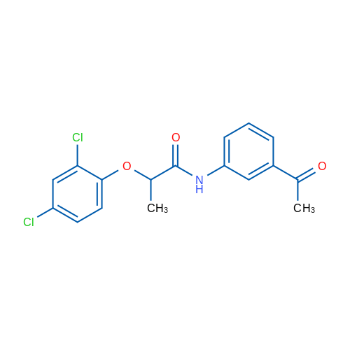 N-(3-Acetylphenyl)-2-(2,4-dichlorophenoxy)propanamide 1g