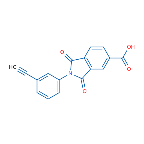 2-(3-Ethynylphenyl)-1,3-dioxoisoindoline-5-carboxylic acid 1g