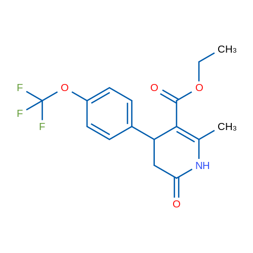 Ethyl 2-methyl-6-oxo-4-[4-(trifluoromethoxy)phenyl]-1,4,5,6-tetrahydropyridine-3-carboxylate 1g