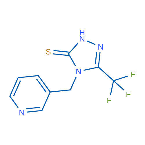 4-[(Pyridin-3-yl)methyl]-3-(trifluoromethyl)-4,5-dihydro-1H-1,2,4-triazole-5-thione 1g