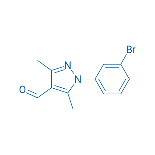 1-(3-Bromophenyl)-3,5-dimethyl-1H-pyrazole-4-carboxaldehyde 1g