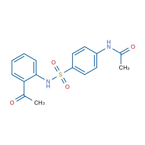 N-{4-[(2-acetylphenyl)sulfamoyl]phenyl}acetamide 1g