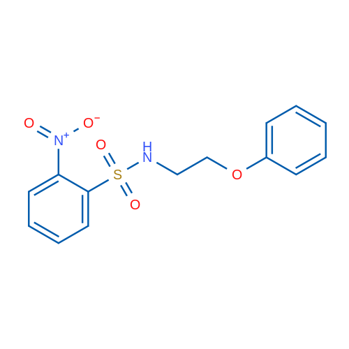 2-Nitro-N-(2-phenoxyethyl)benzene-1-sulfonamide 1g