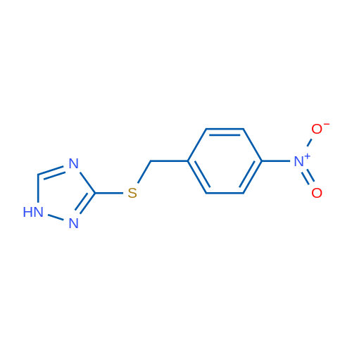 3-{[(4-nitrophenyl)methyl]sulfanyl}-1H-1,2,4-triazole 1g