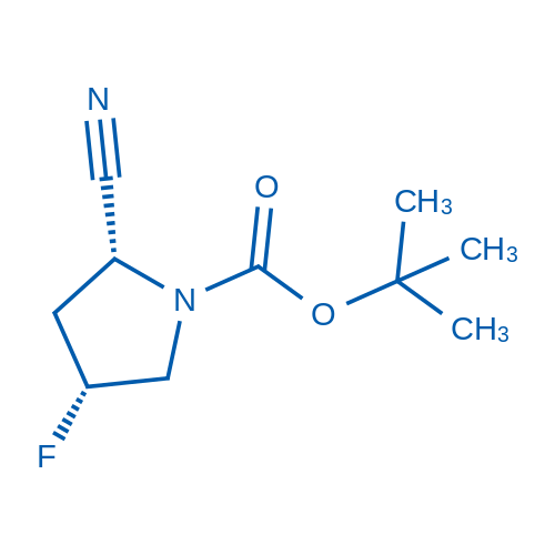 rel-tert-Butyl (2R,4R)-2-cyano-4-fluoropyrrolidine-1-carboxylate 100mg